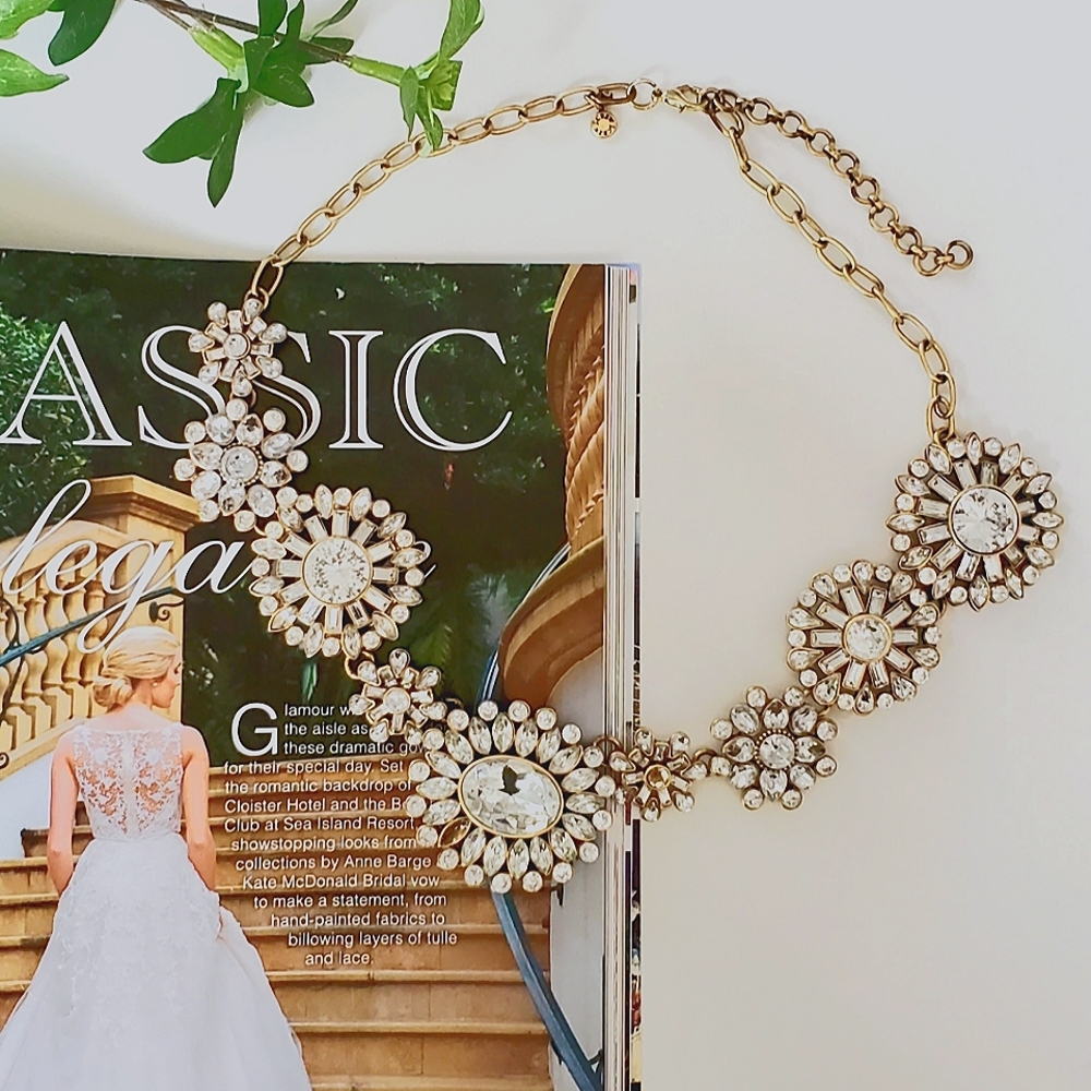 💖J.Crew Crystal statement necklace💖